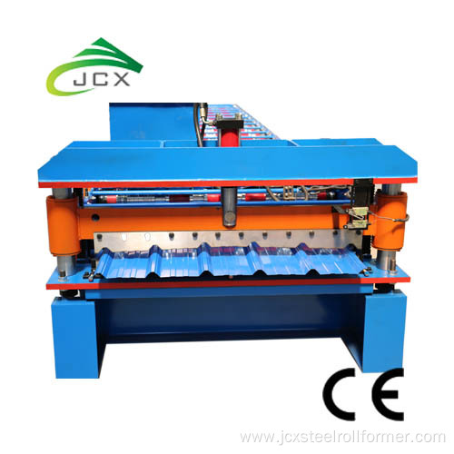 Steel panel roll forming machine